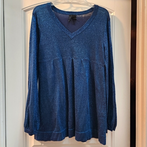 new directions Tops - Sparkly Blue Top